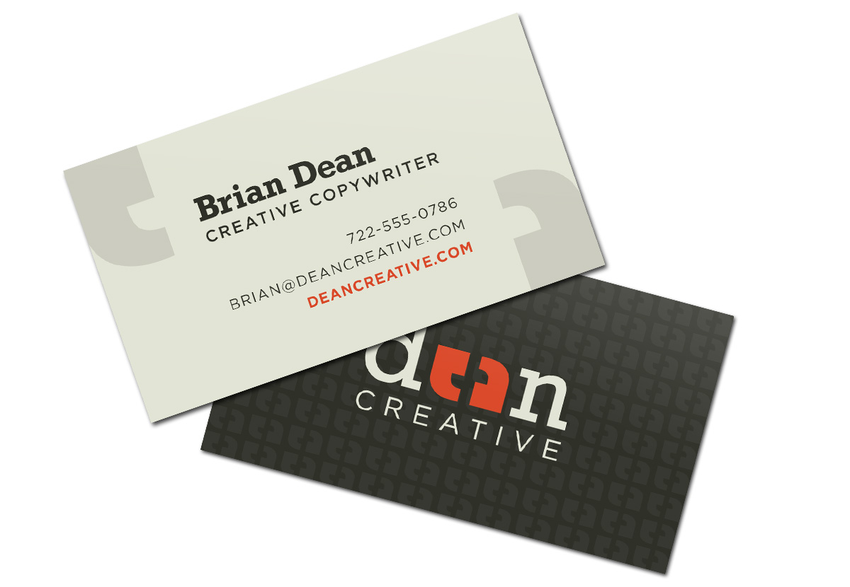 Dean Creative business card